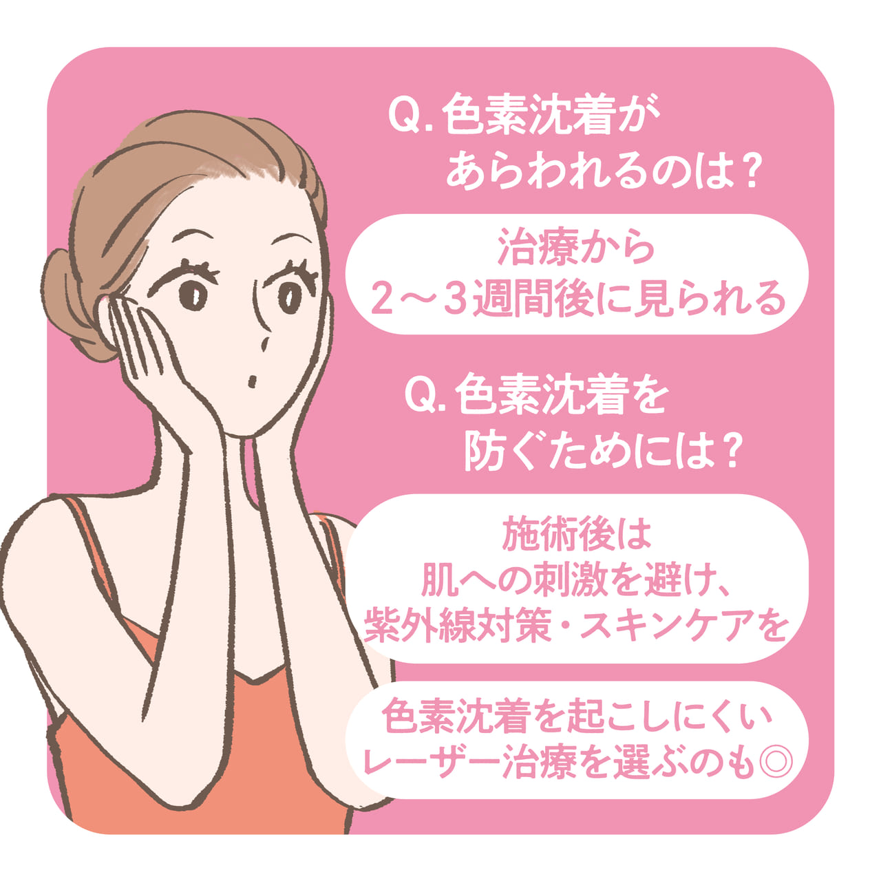 色素沈着を防ぐには？